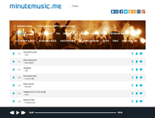 Tablet Screenshot of minutemusic.me